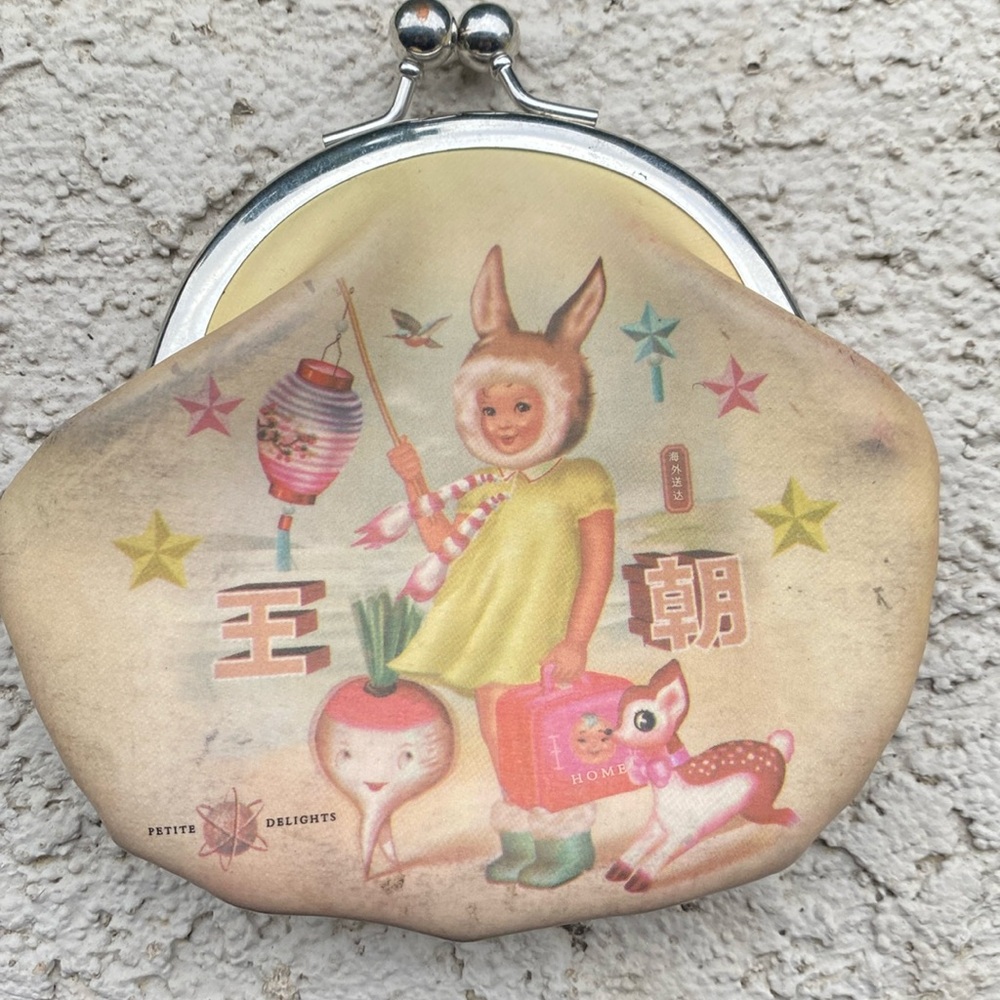 Dumpling dynasty, petite delights coin purse rabbit girl, Bambi Fiona Hewitt